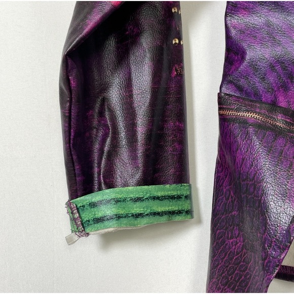 Descendants Mal Maleficent Disney Store Costume Jacket Pants Set Girls 7-8 - Picture 5 of 16